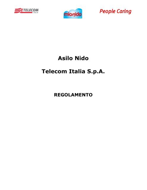 People Caring Asilo Nido Telecom Italia S.p.A.