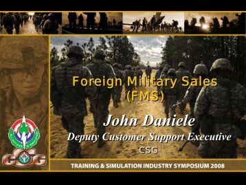 John Daniele John Daniele - PEO STRI - U.S. Army