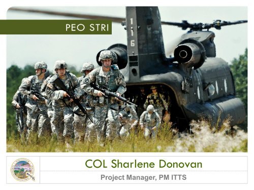 COL Sharlene Donovan, USA - PEO STRI