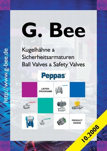 G Bee Lieferprogramm 2008.pmd - Peppas Ltd Combustion - energy ...