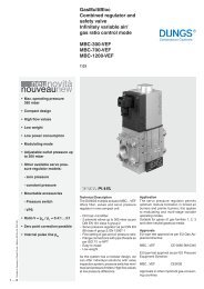 gas ratio control mode MBC-300-VEF MBC-700-VEF MBC-120