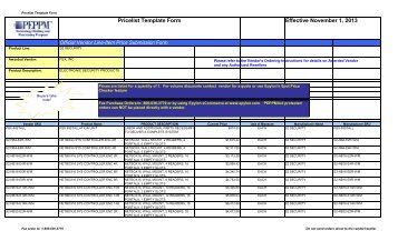 Current Price List (PDF) - Peppm