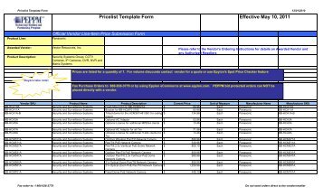 Panasonic - Security Systems Group Pricelist - Peppm