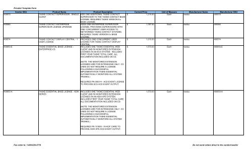 Current Price List (PDF) - Peppm