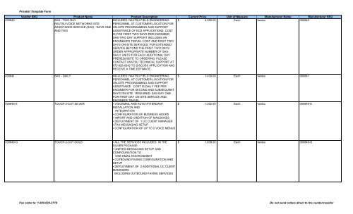 Current Price List (PDF) - Peppm