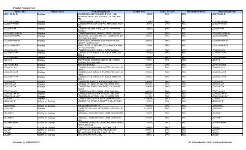 Current Price List (PDF) - Peppm