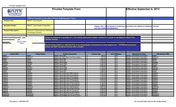 Current Price List (PDF) - Peppm