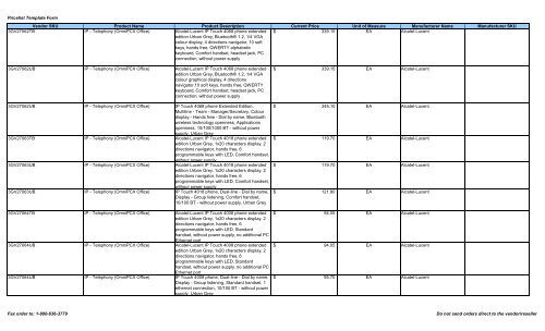 Current Price List (PDF) - Peppm