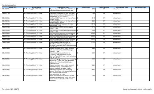 Current Price List (PDF) - Peppm