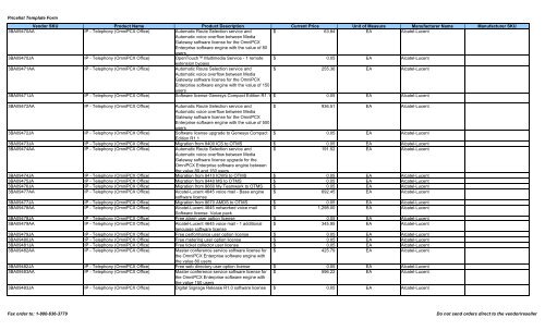 Current Price List (PDF) - Peppm