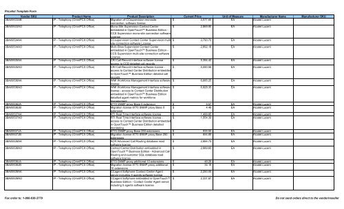 Current Price List (PDF) - Peppm