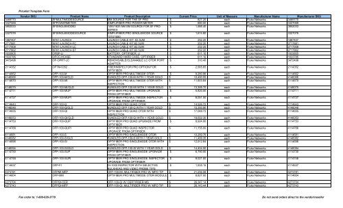 Current Price List (PDF) - Peppm