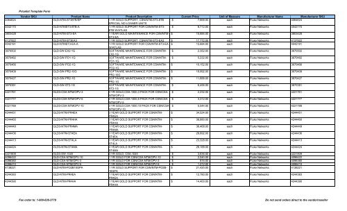 Current Price List (PDF) - Peppm