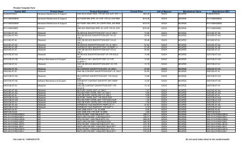 Current Price List (PDF) - Peppm