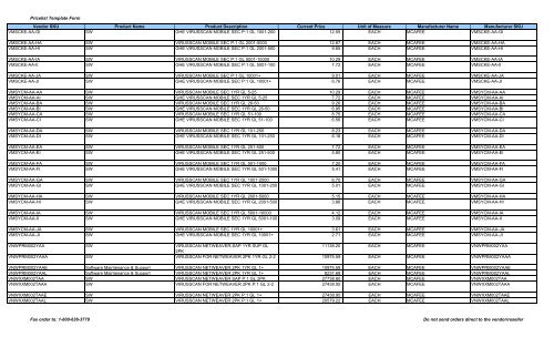 Current Price List (PDF) - Peppm