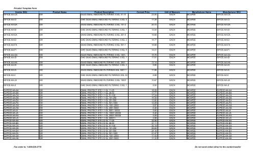 Current Price List (PDF) - Peppm