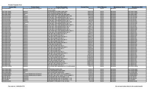 Current Price List (PDF) - Peppm