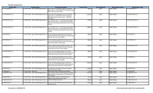 Current Price List (PDF) - Peppm