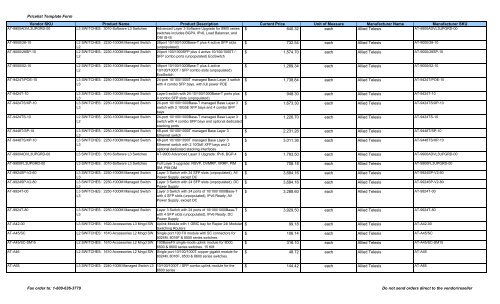 Current Price List (PDF) - Peppm