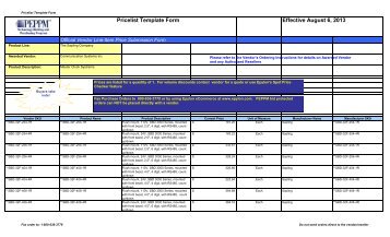 Current Price List (PDF) - Peppm