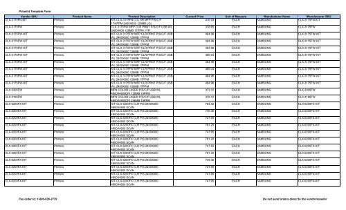 Current Price List (PDF) - Peppm