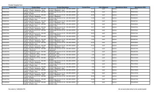 Current Price List (PDF) - Peppm