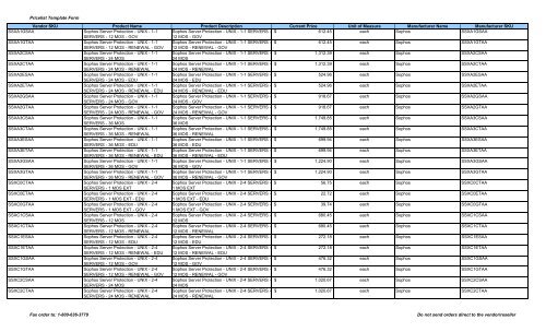 Current Price List (PDF) - Peppm