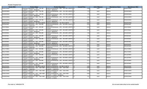 Current Price List (PDF) - Peppm