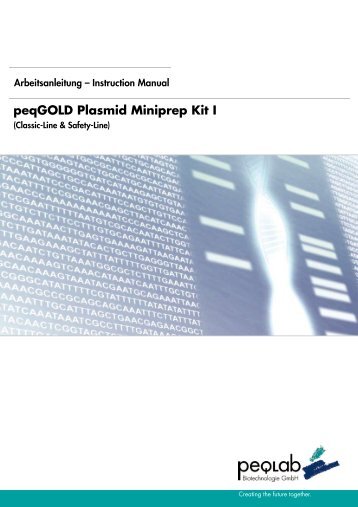 peqGOLD Plasmid Miniprep Kit I - Peqlab