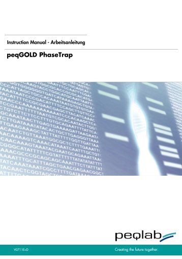 peqGOLD PhaseTrap - PEQLAB Biotechnologie GmbH