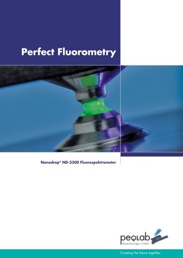 Vorteile des NanoDropÂ® ND-3300 Fluorospektrometers - Peqlab