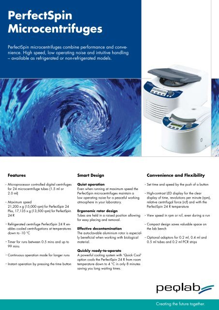 PerfectSpin 24 Microcentrifuges - Peqlab