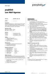 peqGOLD Low Melt Agarose - Peqlab