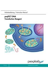 peqFECT DNA_m_d+e_v1012 - PEQLAB Biotechnologie GmbH