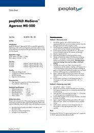 peqGOLD MoSieveâ¢ Agarose MS-500 - Peqlab