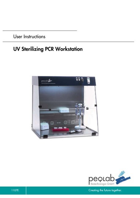 UV Sterilizing PCR Workstation - PEQLAB Biotechnologie GmbH