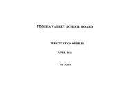 April 2011 - Pequea Valley School District