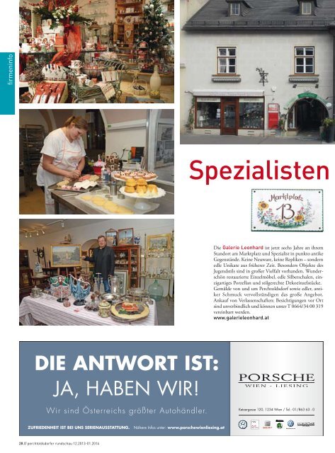 Ausgabe 12/2013 - Marktgemeinde Perchtoldsdorf