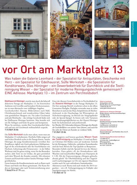 Ausgabe 12/2013 - Marktgemeinde Perchtoldsdorf