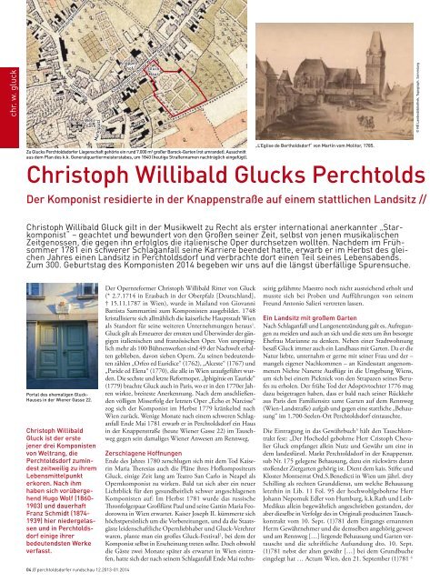 Ausgabe 12/2013 - Marktgemeinde Perchtoldsdorf