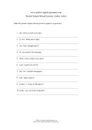 to download this exercise in PDF - Perfect English Grammar