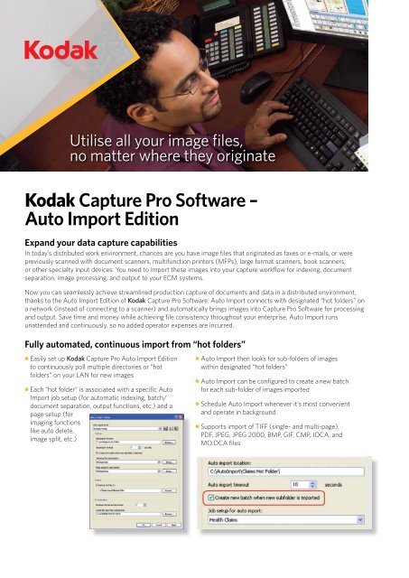 kodak capture pro software add scanner kodak capture pro software add scanner