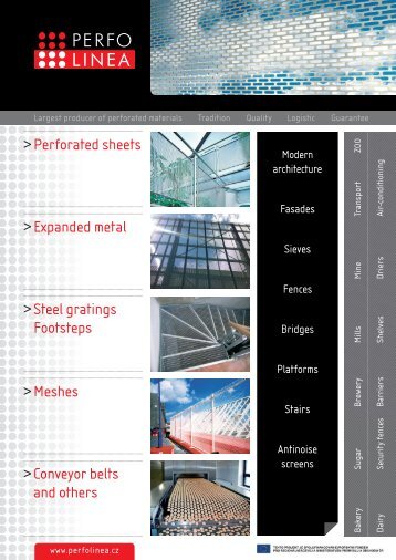 Perforated sheets >Expanded metal >Steel gratings ... - PERFO LINEA