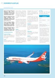 EUROMED FLUGPLAN ITALIEN