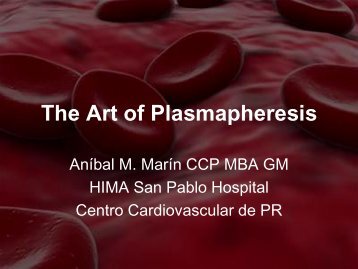 The Art of Plasmapheresis - Perfusion.com