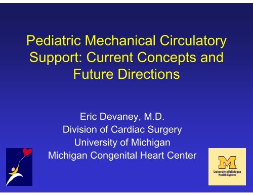 Pediatric Mechanical Circulatory Support: Current ... - Perfusion.com