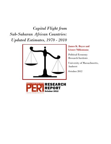Capital Flight from Sub-Saharan African Countries - Political ...