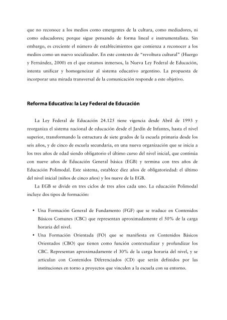 cuestiones sobre comunicaciÃ³n y educaciÃ³n - Facultad de ...