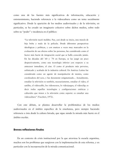 cuestiones sobre comunicaciÃ³n y educaciÃ³n - Facultad de ...