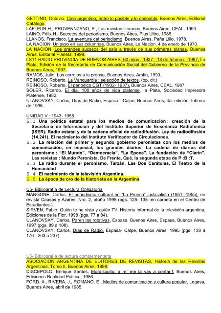 Historia del Periodismo - Facultad de Periodismo y ComunicaciÃ³n ...